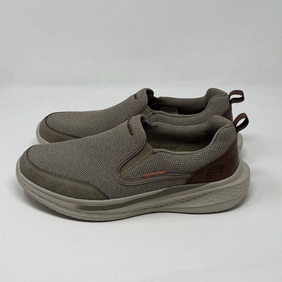 Skechers Slade Lucan Shoes Mens 11 Khaki Brown Slip On Comfort Loafers Sneakers main image 9